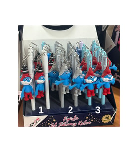 Misyon Figürlü Jel Tükenmez Kalem Şirinler (The Smurfs)Karakterler