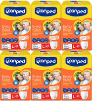 Canped Emici Külot Hasta Yetişkin Bezi L - Büyük - Large 144 Adet (6PK*24)