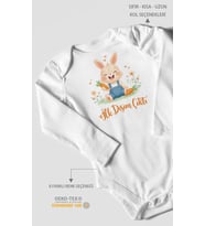 İlk Dişim Çıktı Uzun Kollu Çıtçıtlı Bebek Body