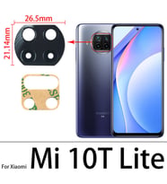 Tkgz Xiaomi Mİ 10T LİTE Arka Kamera Camı Lens Yapışkanlı