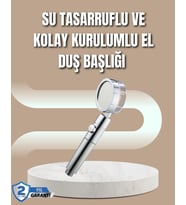 360° Ayarlanabilir Çok Fonksiyonlu Duş Başlığı