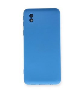 Samsung Galaxy A01 Core Kılıf Nano İçi Kadife Silikon - Mavi