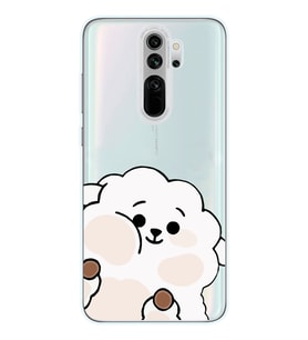 Redmi Note 8 Pro Uyumlu Sevimli Karakter Tasarımlı Şeffaf Telefon Kılıfı