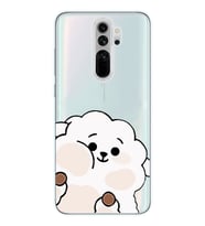Redmi Note 8 Pro Uyumlu Sevimli Karakter Tasarımlı Şeffaf Telefon Kılıfı