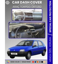 RENAULT CLIO 1 (1994-1998) Torpido Örtüsü Ön Göğüs Koruma Torpido Koruma Araca Özel Tam Uyum