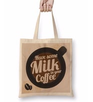 Have Some Milk On Your Coffee Bez Çanta Uzun Saplı
