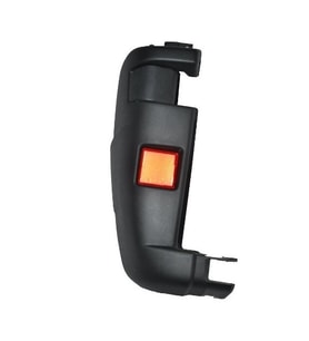 PEUGEOT BOXER- 03/07; ARKA TAMPON UCU SOL SİYAH (REFLEKTÖRLÜ) (EUROBUMP) 1593-2622A 735383200