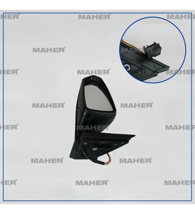 Ayna Dış Dikiz Polo 2017 Sonrası Elektrikli, Isıtmalı, Sinyalli, Astarlı Sol (Oem No:2G1857507E9B9)