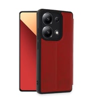 Xiaomi Redmi Note 13 4g Kılıf Flip Cover - Kırmızı