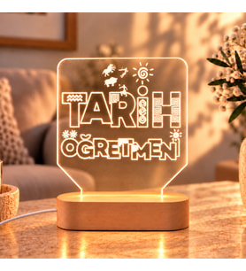 Tarih Öğretmenine Özel Gece Lambası