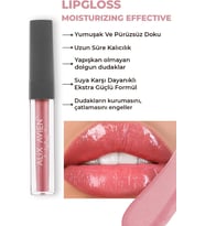 Uzun Süre Kalıcı Yapışkan His Bırakmayan Nemlendirici Dudak Parlatıcısı - Lipgloss 09 Softly Pink