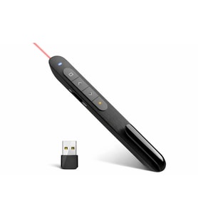 Kablosuz Sunum Kumandası Presenter 2.4GHz USB  PowerPoint, PDF, Slayt Clicker (Siyah)