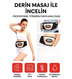 SMAYLİNG  Titreşimli, Isıtmalı,5+1 Mod  Zayıflama ve Masaj Kemeri