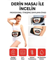 SMAYLİNG  Titreşimli, Isıtmalı,5+1 Mod  Zayıflama ve Masaj Kemeri