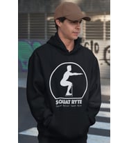 Tasarım Squat Ryte Bodybuilding Fitness Baskılı Unisex Oversize Gym Sporcu Hoodie