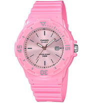 CASIO LRW-200H-4E4VDF PEMBE SİLİKON KORDON ÇOCUK KOL SAATİ
