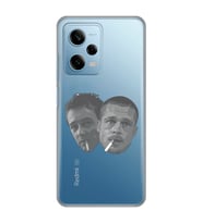 Redmi Note 12 Pro 5G Uyumlu Fight Club Desenli Şeffaf Telefon Kılıfı