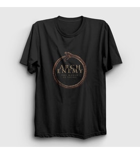 Presmono Unisex Siyah World Arch Enemy T-Shirt 11880tt