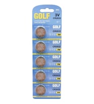 Pil Düğme 3V 2032 (Beşli Paket) Golf CR-2032