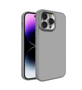 Coverzone ?phone 13 Pro ile Uyumlu K�?e Korumal? Buzlu Saydam Metal �er�eveli � Darbeye Dayan?kl?, Kamera Korumal?, Mat Arka Y�zey, Ultra ?nce ?effaf Koruma Telefon K?l?f?