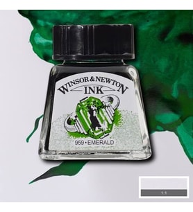 Winsor & Newton Drawing Ink Çizim Mürekkebi 235 Emerald 