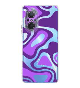PrintiFy Huawei Nova 9SE Uyumlu Kamera Korumalı Renkli Desen Tasarımlı Şeffaf Silikon Kılıf