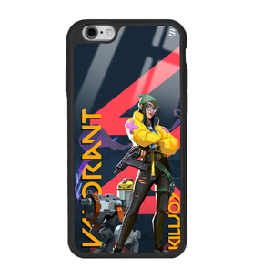 iPhone 6 Plus Valorant Killjoy Tasarımlı Glossy Telefon Kılıfı