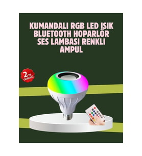 Hoparlörlü LED Ampul – Ev ve Ofis İçin Akıllı Aydınlatma Çözümü
