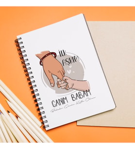 Babalar Günü ( Canım Babam ) Tasarımlı Defter