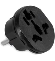 Lua Türk Erkek Fişli, Universal, Ingiliz Amerika Fişi Prizi, Çevirici, Priz Dönüştürücü, Seyahat Adaptörü, 16a 250v NK-605K