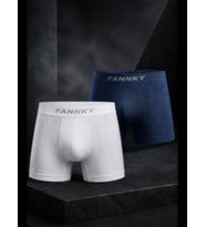 Night Erkek Rahat Esnek Seamless 2 Li Boxer