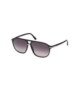 TOM FORD Erkek Güneş Gözlüğü BRUCE TF 1026 01B 61 SHINY BLACK