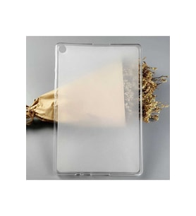 Huawei MatePad T10S Uyumlu Kılıf Zore Tablet Süper Silikon Kapak (Renksiz)