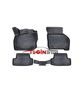 Volkswagen Golf 8 Otomatik Vites 3D Havuzlu Paspas 2021 Siyah