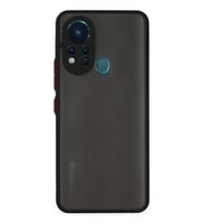 Newface İnfinix Hot 11s Kılıf Montreal Silikon Kapak - Siyah