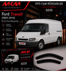 Ford Transit (2003-2013) 2'li Ön Mugen Cam Rüzgarlığı