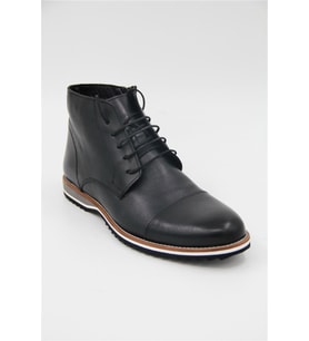 Luciano Bellini Be403 Erkek Casual Bot - Siyah