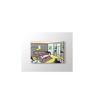 DBSanatevi Roy Lichtenstein - Modern Room Tablo 60 X 80 Cm