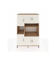 Kronos Dolap 9 Raflı 6 Kapaklı 132x59x195 Çam-Aytaşı/Çam