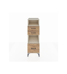 Kronos Dolap 2 Raflı 3 Çekmeceli 44x59x134 Aytaşı-Çam