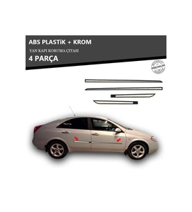 NİSSAN PRİMERA 2003 ÜZERİ YAN KAPI KORUMA ÇITASI PLASTİK + KROM