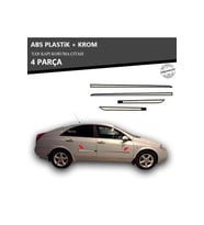 NİSSAN PRİMERA 2003 ÜZERİ YAN KAPI KORUMA ÇITASI PLASTİK + KROM