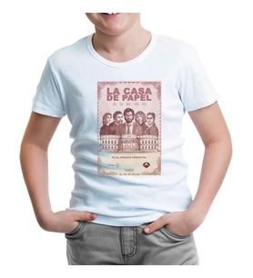 La Casa De Papel - Perfecto Beyaz Çocuk Tshirt