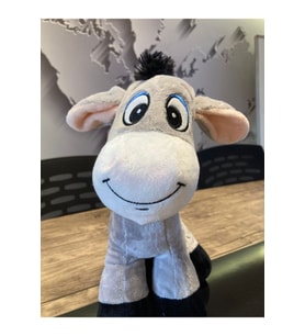 Minik Eşek Peluş 28cm (Çok Renkli)