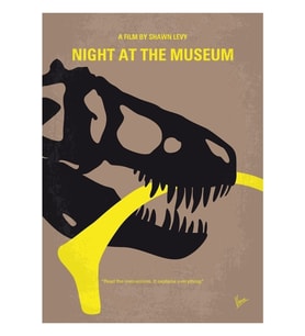 No672- Night At The Museum Tablo Ahşap Poster Dekoratif