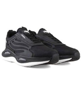 Trendyshose 2599 Balans Taban Rahat Spor Ayakkabı (Siyah - Beyaz)