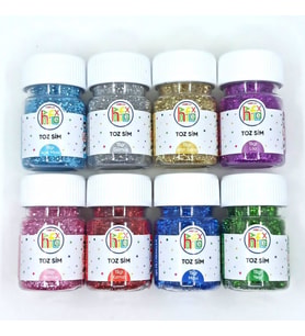 TOZ SİM 8 RENK SET (SET FİYATIDIR 120 GR) (Çok Renkli)