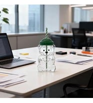 Sevimli Ayıcık Pipetli Bardak Bear Cup
