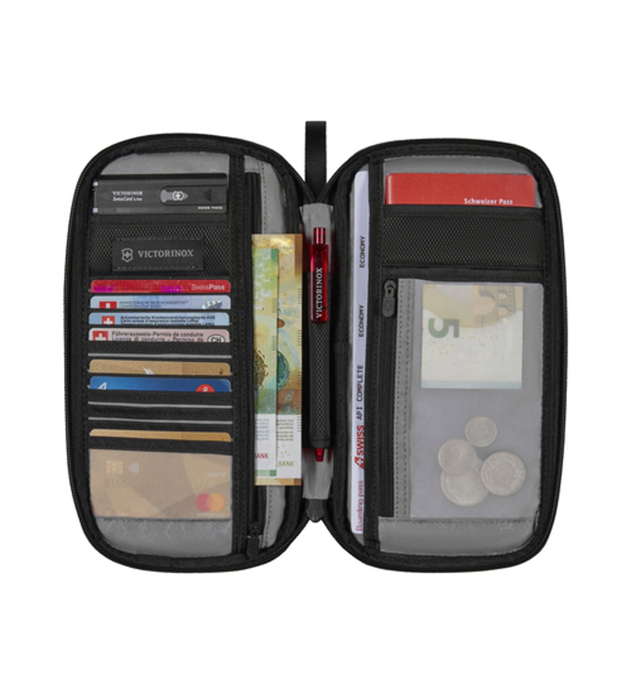 Victorinox 610597 Travel Organizer Portföy Cüzdan (RFID KORUMALI)