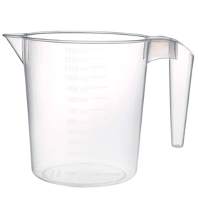 Polytime Plastik Şeffaf Ölçekli Maşrapa - 1.5 Litre